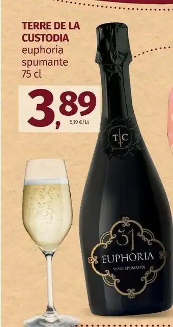 Pam Terre De La Custodia Euphoria Spumante offerta