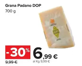 Carrefour Grana Padano DOP 700g offerta