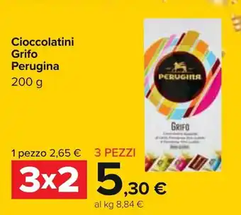 Carrefour Perugina Cioccolatini Grifo 200g offerta