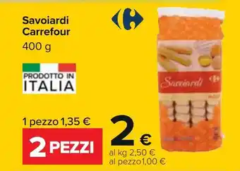 Carrefour Carrefour Savoiardi 400g offerta