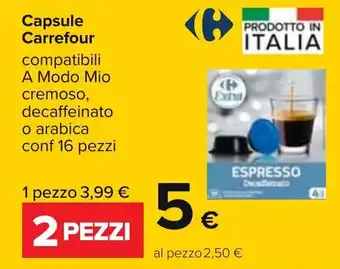 Carrefour Carrefour Capsule 16 pezzi offerta