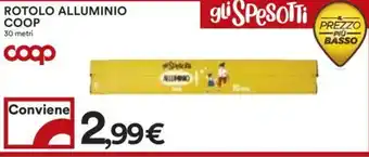 Coop ROTOLO ALLUMINIO COOP 30 metri offerta