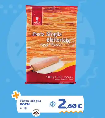 C+C Italmarket Pasta sfoglia KOCH 1 kg offerta