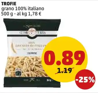 PENNY TROFIE grano 100% italiano 500 g offerta