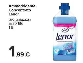Carrefour Lenor Ammorbidente Concentrato 1lt offerta