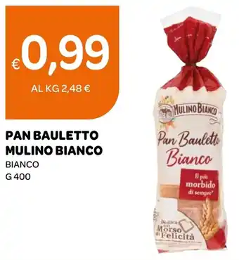 Ekom PAN BAULETTO MULINO BIANCO BIANCO G 400 offerta