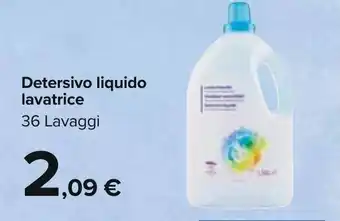 Carrefour Detersivo liquido lavatrice 36 lavaggi offerta