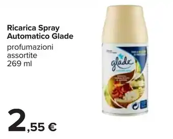 Carrefour Glade Ricarica Spray Automatico 269ml offerta
