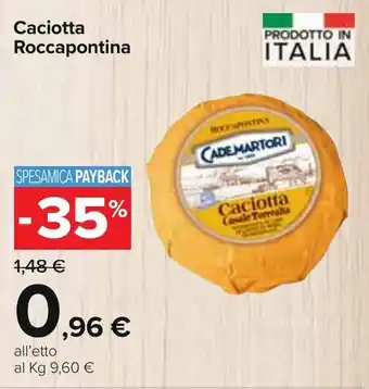 Carrefour Caciotta Roccapontina offerta