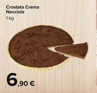 Carrefour Crostata Crema Nocciola 1kg offerta