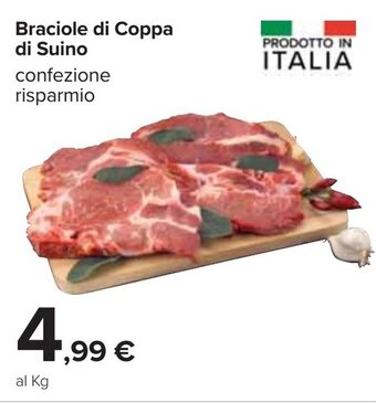 Carrefour Braciole di Coppa di Suino offerta