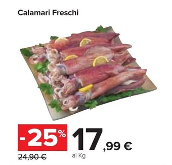 Carrefour Calamari Freschi offerta