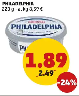 PENNY PHILADELPHIA 220 g offerta