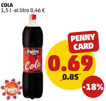 PENNY COLA 1,5 l offerta