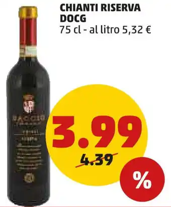 PENNY CHIANTI RISERVA DOCG 75 cl offerta