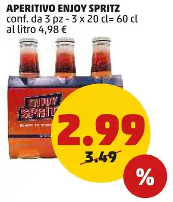 PENNY APERITIVO ENJOY SPRITZ conf. da 3 pz - 3 x 20 cl offerta
