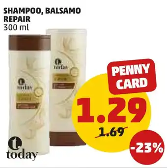 PENNY SHAMPOO, BALSAMO REPAIR 300 ml offerta