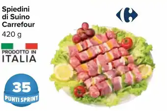 Carrefour Carrefour Spiedini di Suino 420g offerta