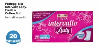 Carrefour Proteggi slip Intervallo Lady, Fresh o Cotton Soft offerta