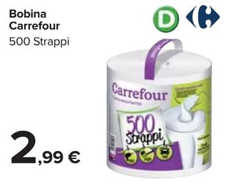 Carrefour Carrefour Bobina 500 strappi offerta