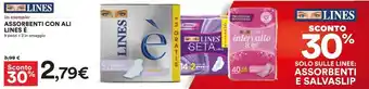 Coop Lines Assorbenti lines offerta