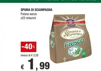 Crai Spuma di Sciampagna Detersivi offerta