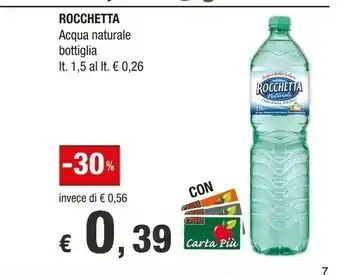 Crai Rocchetta Acqua offerta