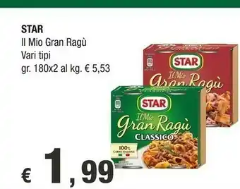 Crai Star Ragù offerta