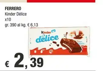Crai Ferrero Kinder delice offerta