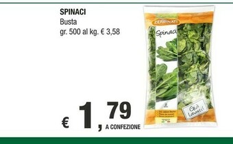 Crai Spinaci offerta