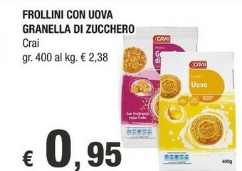 Crai Frollini offerta