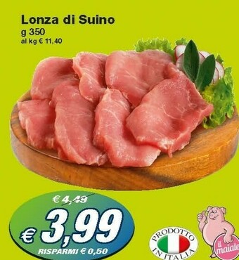 Prix Quality Lonza Di Suino offerta