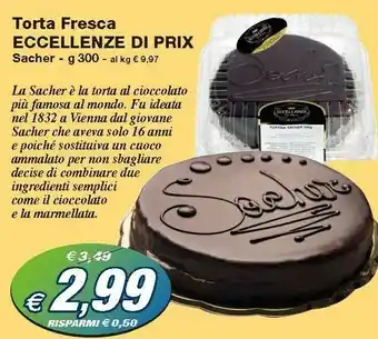 Prix Quality Eccellenze Di Prix Torta Fresca offerta