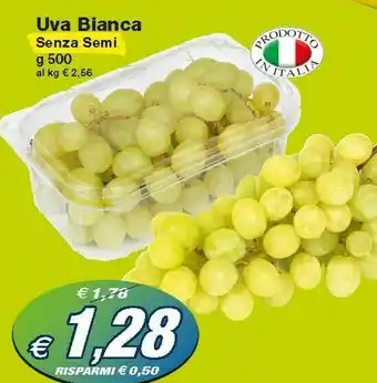Prix Quality Uva Bianca Senza Semi offerta