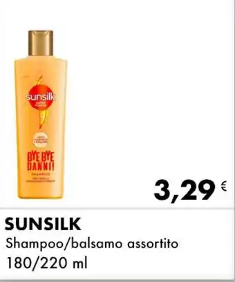 Iper Tosano SUNSILK Shampoo/balsamo assortito 180/220 ml offerta