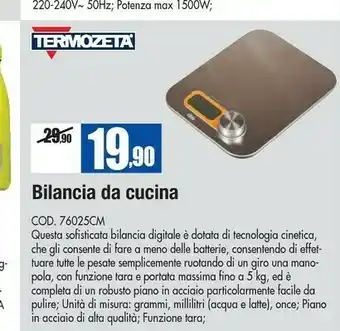 Wellcome Termozeta Bilancia pesapersone offerta