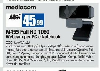 Wellcome Mediacom Videocamere offerta