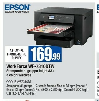 Wellcome Epson Stampante offerta