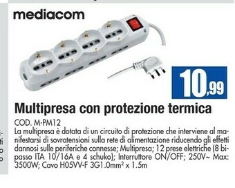 Wellcome Mediacom Prese elettriche offerta