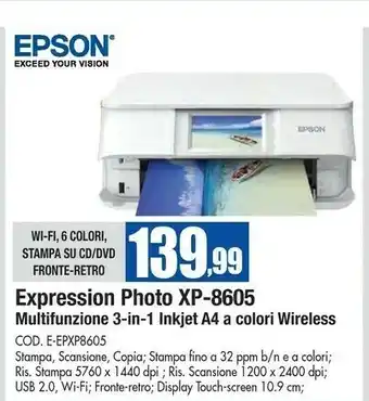 Wellcome Epson Stampante offerta