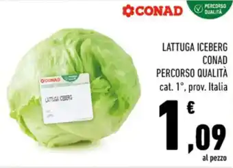 Conad LATTUGA ICEBERG CONAD PERCORSO QUALITÀ offerta