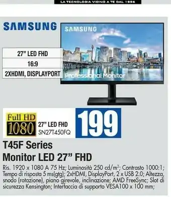 Wellcome Samsung Monitor tv offerta