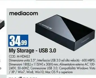 Wellcome Mediacom Hard disk offerta