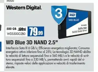 Wellcome Western Digital Hard disk ssd offerta