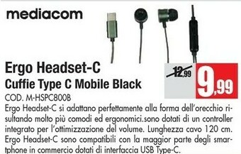 Vobis Mediacom Cuffie offerta