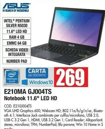 Vobis Pavone Notebook offerta