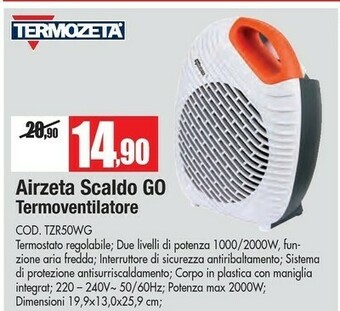 Vobis Termozeta Termoventilatore offerta