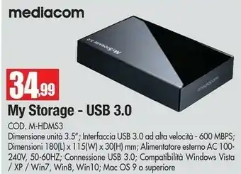 Vobis Mediacom Hard disk offerta