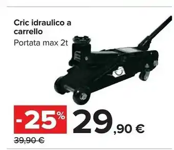 Cric Idraulico A Carrello
