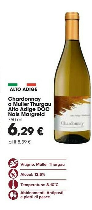 Carrefour Muller Thurgau offerta